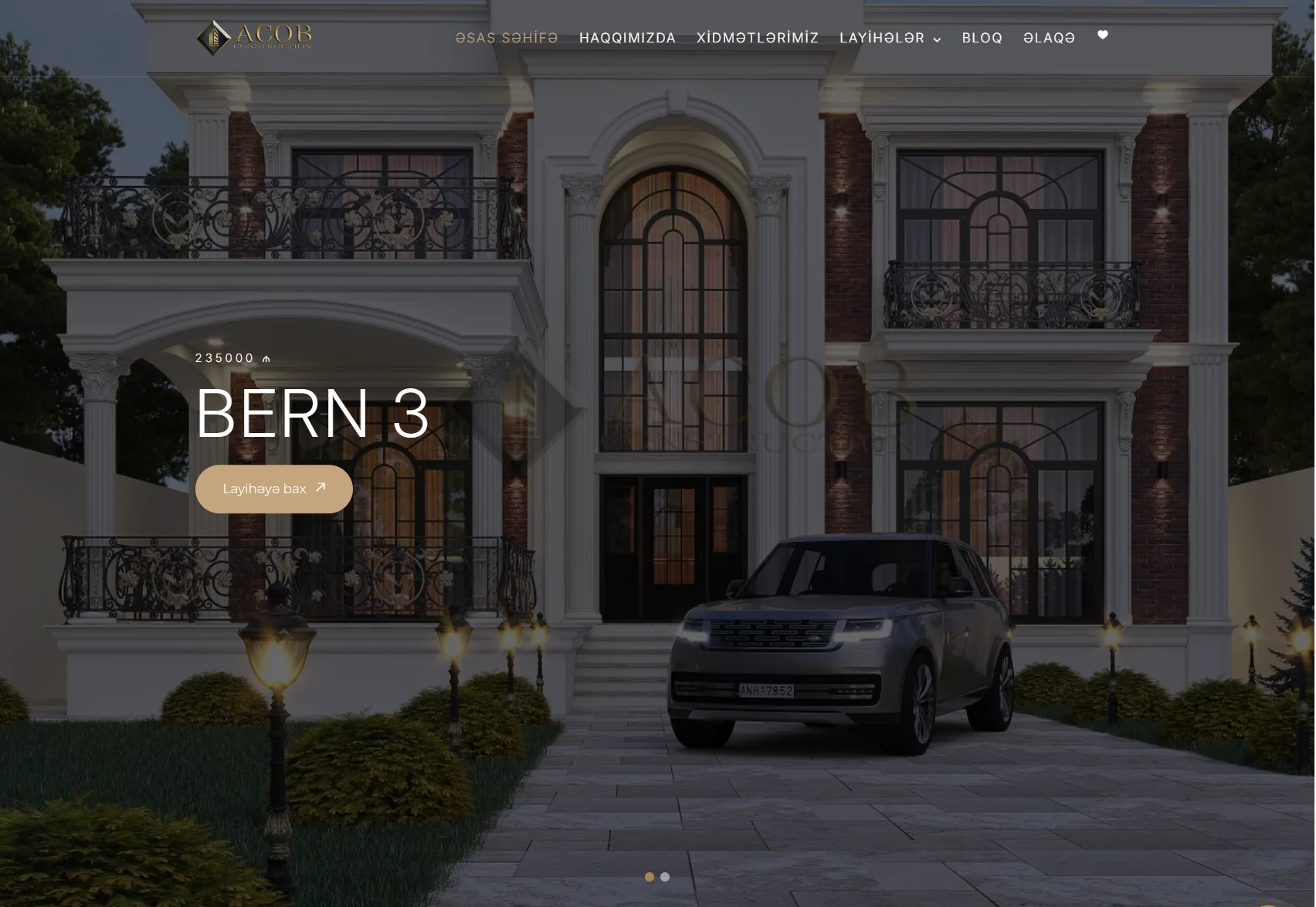 ACOB Construction website project preview